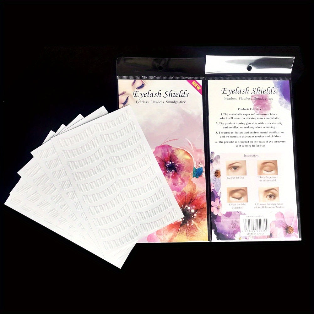 100pcs Under Eye Stickers, Soft Makeup Eyelash Shields Eyelash Extension Pads, Suitable For Professional Use Or Home Use