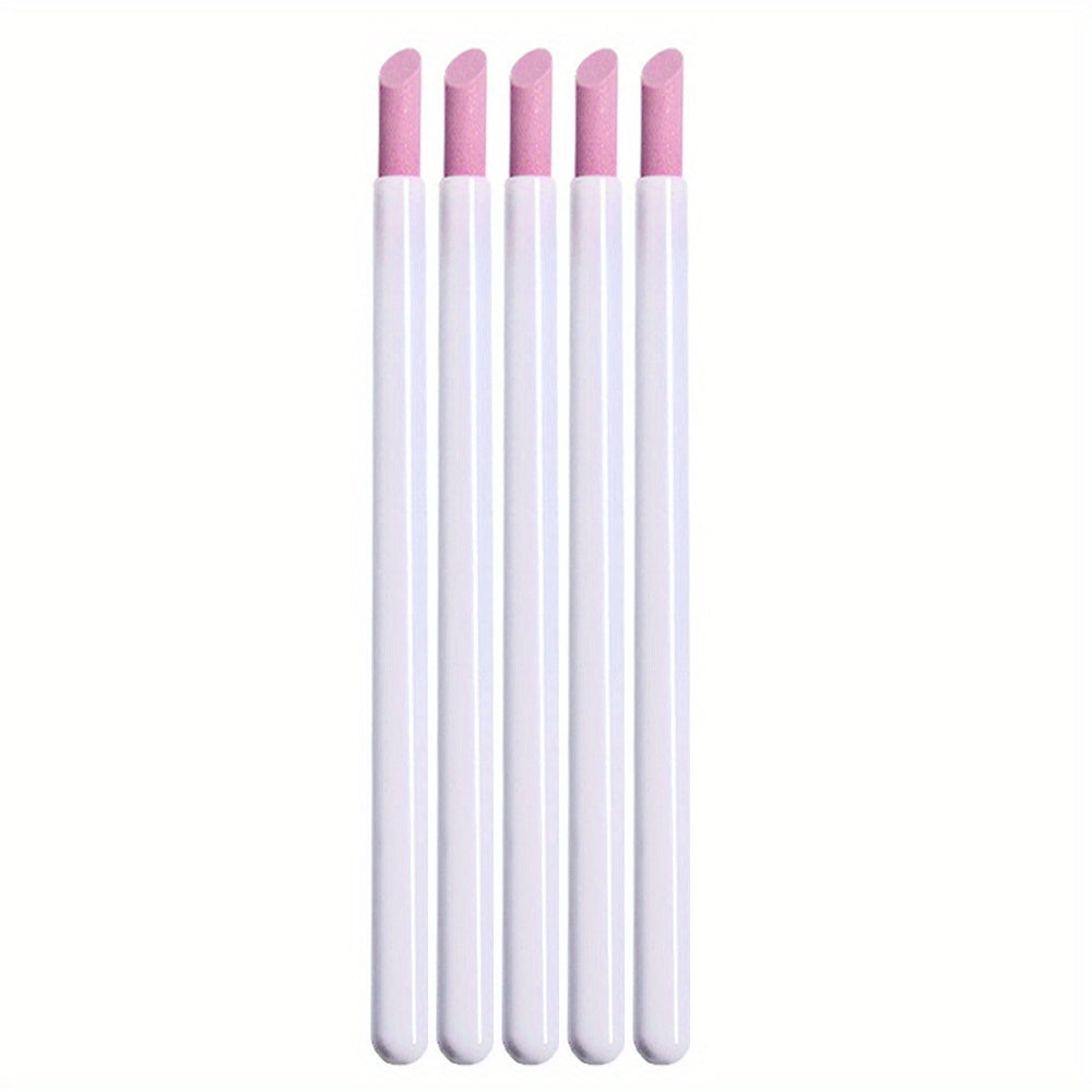 Lightweight Stone Sanding Nail File Tools - Perfect for Manicure and Cuticle Care - Removes Dead Skin and Cuticles - Portable and Handy Use