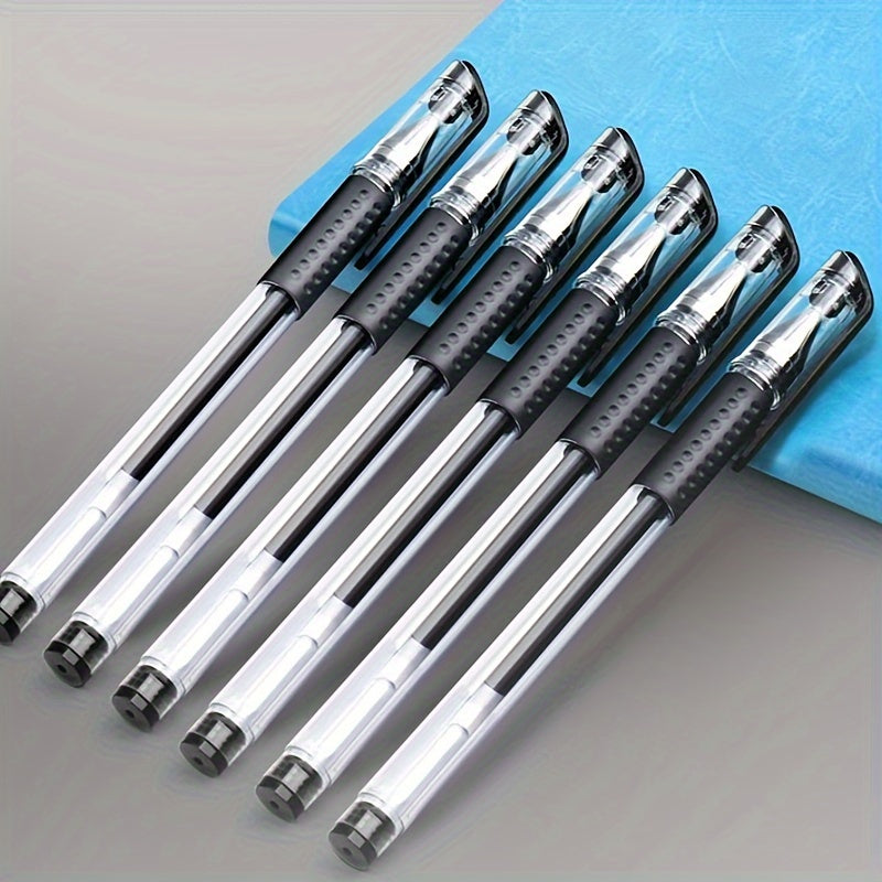 18pcs (3 Pens + 15 Refills) Gel Pen Set School Supplies Black Blue Red Ink Color 0.5Mm Ballpoint Pen Kawaii Pen Student School Office Stationery