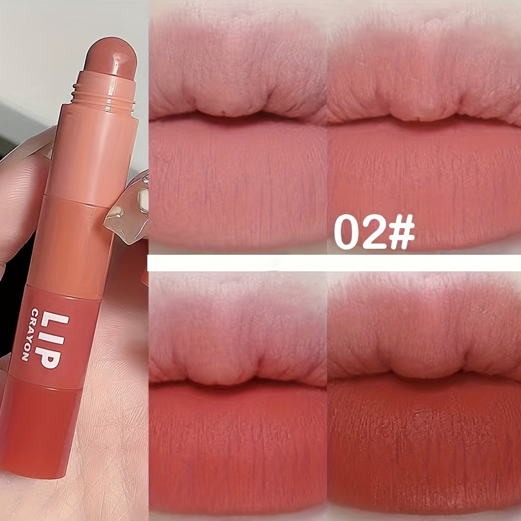 4-in-1 Matte Waterproof Velvet Long Lasting Multicolor Lipstick - Makeup Lips with Creamy Texture, Travel-Friendly Design, and Perfect Gift for Ladies on Valentine's Day