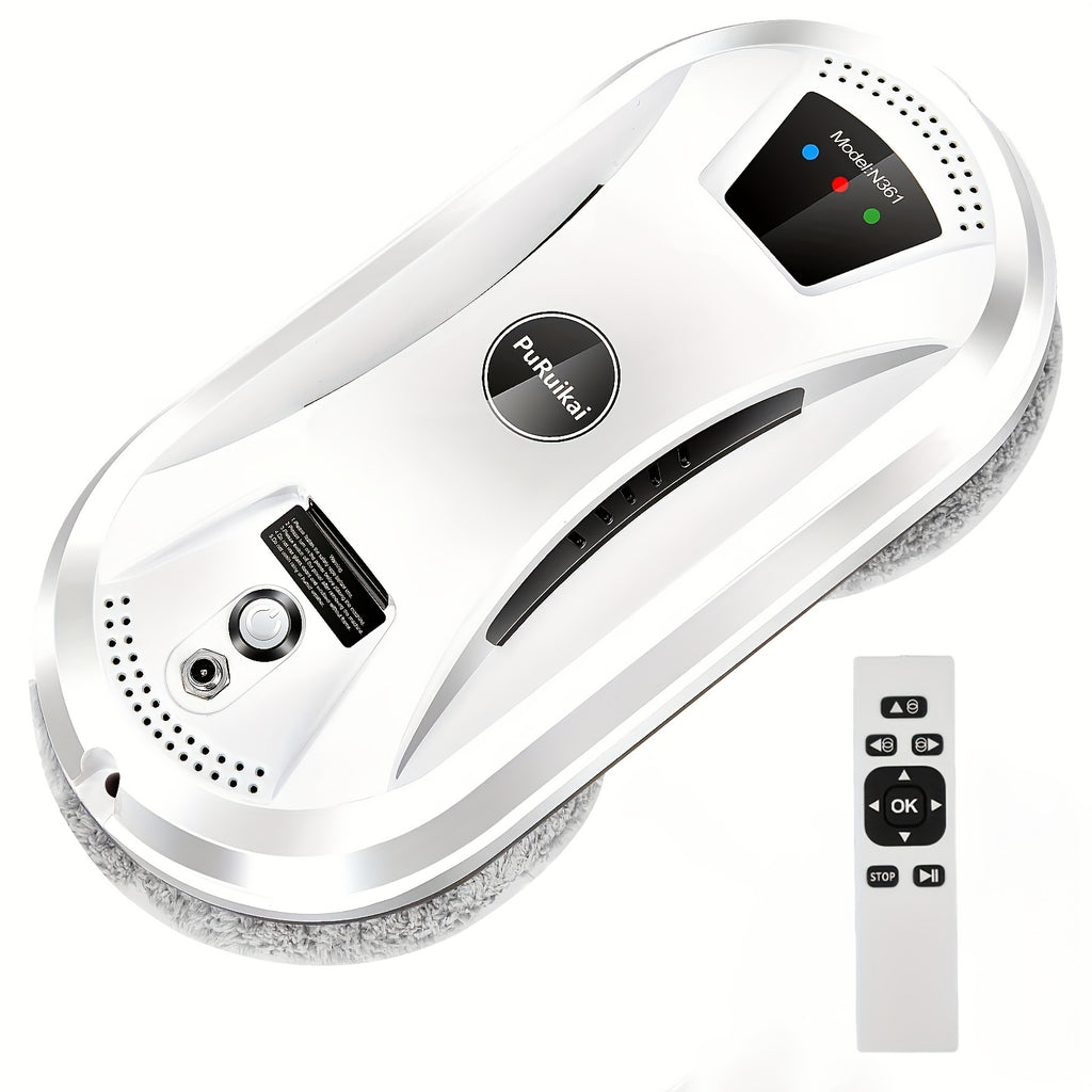 Local Warehouse Ultra-Thin Automatic Window Cleaning Robot PuRuiKai for Room Glass Cleaning