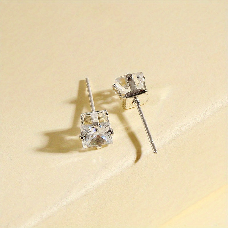 Trendy Triangle Geometric Stud Earrings Vintage Spiral Earrings Charm Jewelry