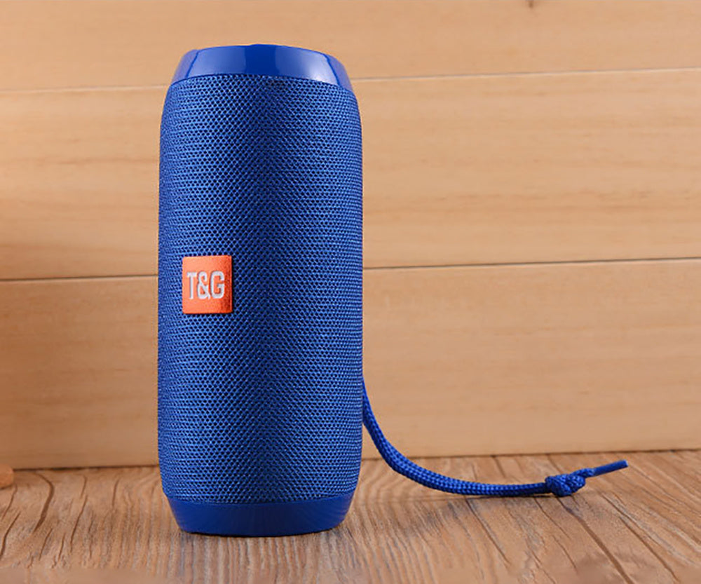 TG117 Wireless Speaker with Subwoofer, 3D Surround Sound, Portable Outdoor Speaker, Supports TF Card/U Disk, TWS, Hands-Free Calling, Compatible with Mobile Phones/Tablets, Built-in Microphone, T&G
