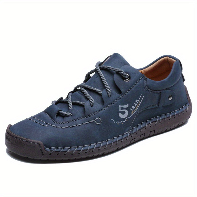 Men's Handmade Stitching Casual Shoes Flats Outdoor Walking Sneakers
