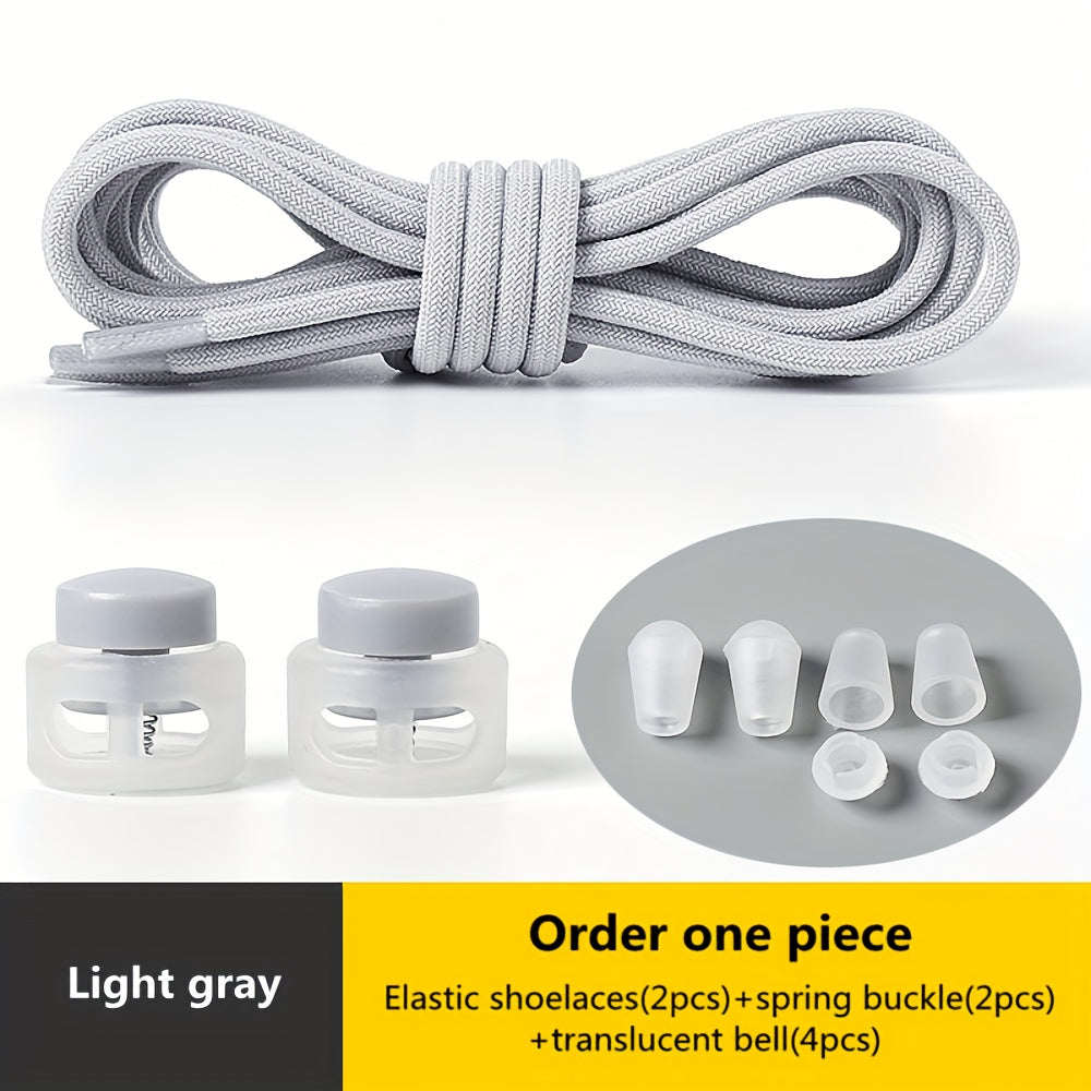 [Elastic Spandex Shoelaces] 1 Pair of Elastic Spandex Shoelaces - Universal Adult 100cm Length, Lazy Tie-Free Suitable for Sneakers