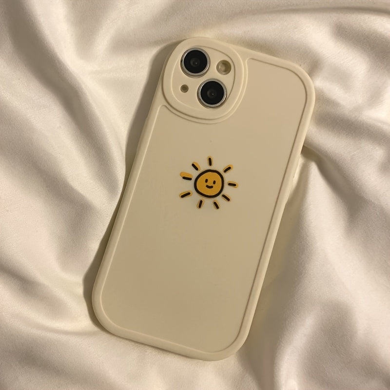 Cartoon Sun And Moon Silicone Soft Phone Case For, iPhone14/14Plus/14Pro/14ProMax, iPhone13/13Mini/13Pro/13ProMax, iPhone12/12Mini/12Pro/12ProMax,, iPhone11/11Pro/11Pro Max, iPhoneX/XS/XSMax, iPhone8/8Plus/7/7Plus/SE 2020
