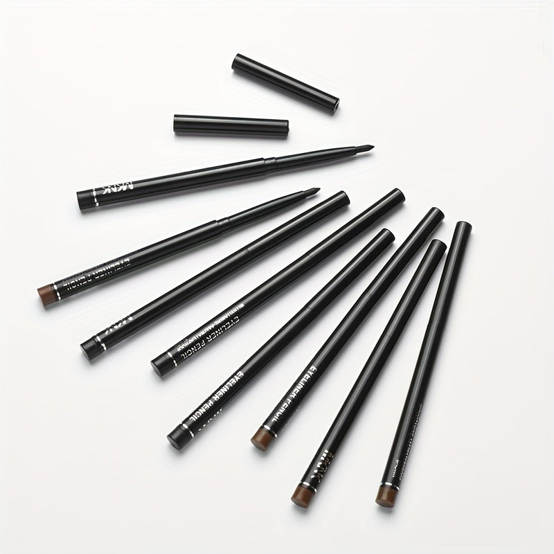 Long-Lasting Vibrant Waterproof Eyeliner Pencil - High Pigment, Gentle on Eyes, Smudge-Proof, Easy to Apply, Cruelty-Free Makeup Tool for Women