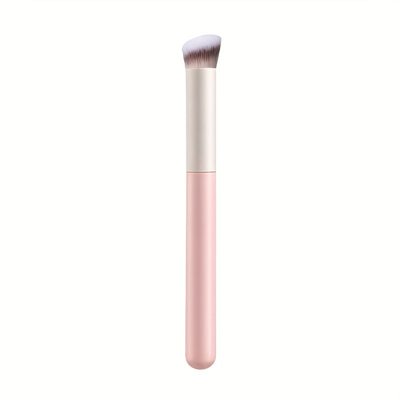 Concealer Brush Under Eye Mini Angled Flat Top Kabuki Nose Contour Brush For Concealing Blending Setting Buffing With Powder Liquid Cream Cosmetic Pro Small Makeup Foundation Brushes 270, 1pc