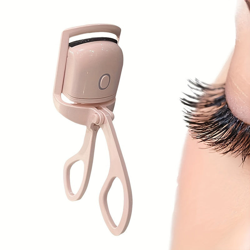 1pc ABS Electric Eyelash Curler, Modern Beauty Eye Instrument For Home, Long-Lasting Curl Electric Eye Lash Perm Eyelashes Clip Eyelash Curler Device Makeup Tools