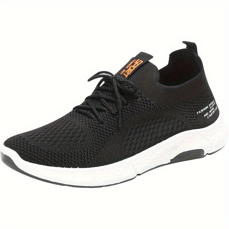 Men's Slip-on Sneakers With Shoelaces - Odor-resistant Athletic Shoes - Lightweight And Breathable