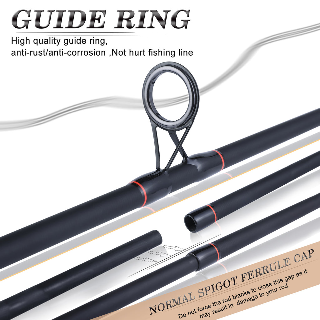 Sougayilang Carp Rod: Portable 6/7Section Ultralight Weight Carbon Fiber Rod for Ultimate Carp Fishing Performance