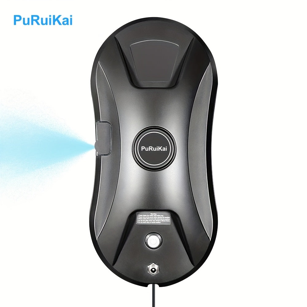 [Fully Automatic Window Cleaning] Remote-controlled intelligent window cleaning robot, automatically plans routes, strong suction power to prevent falling, worry-free for home use., Smart Home Appliance, Compact Design, Relia