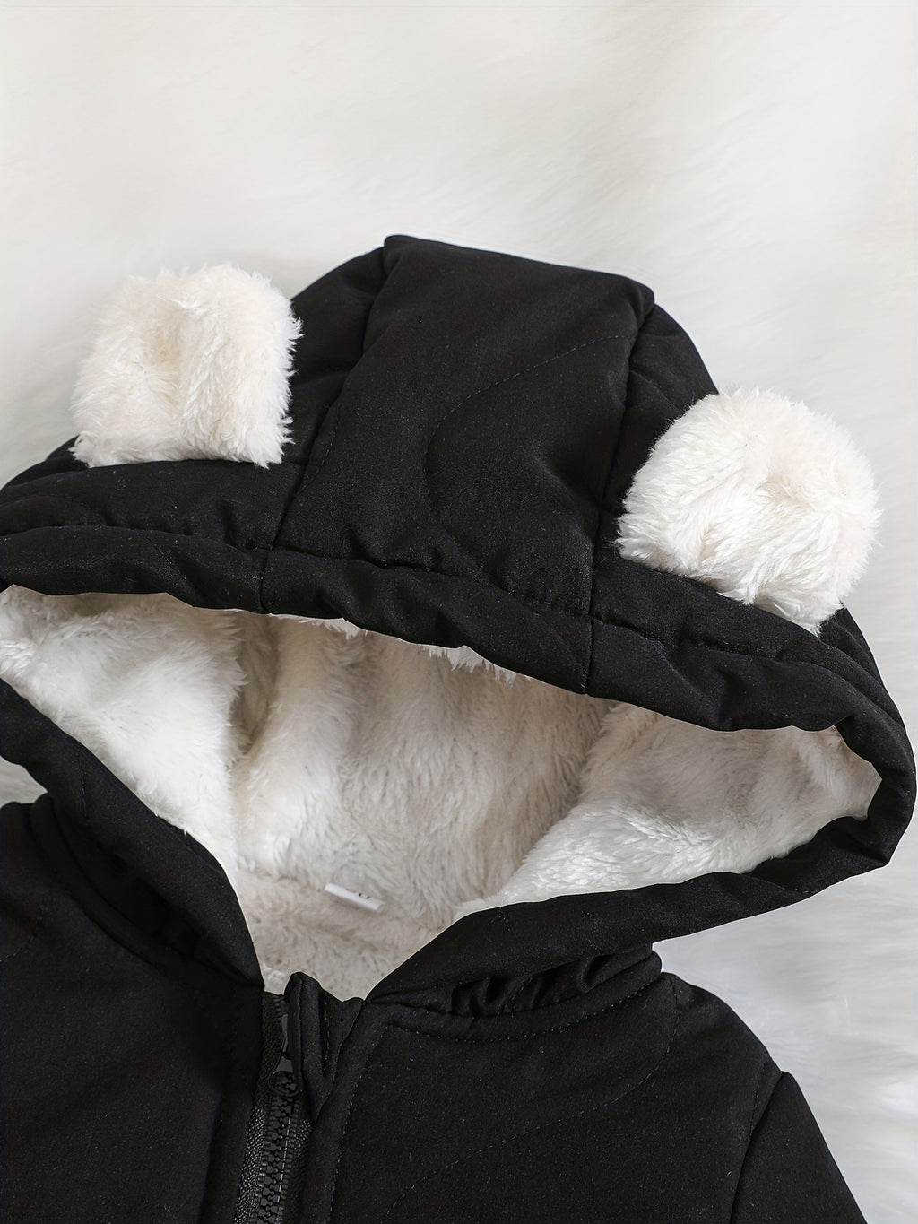 Baby Thickened Romper Autumn and Winter Outdoor Suit Newborn Set with Fleece Lining Zipper for 0-1 Year Old Youngsters' Clothes Christmas/Halloween/Thanksgiving Day, for Outdoor