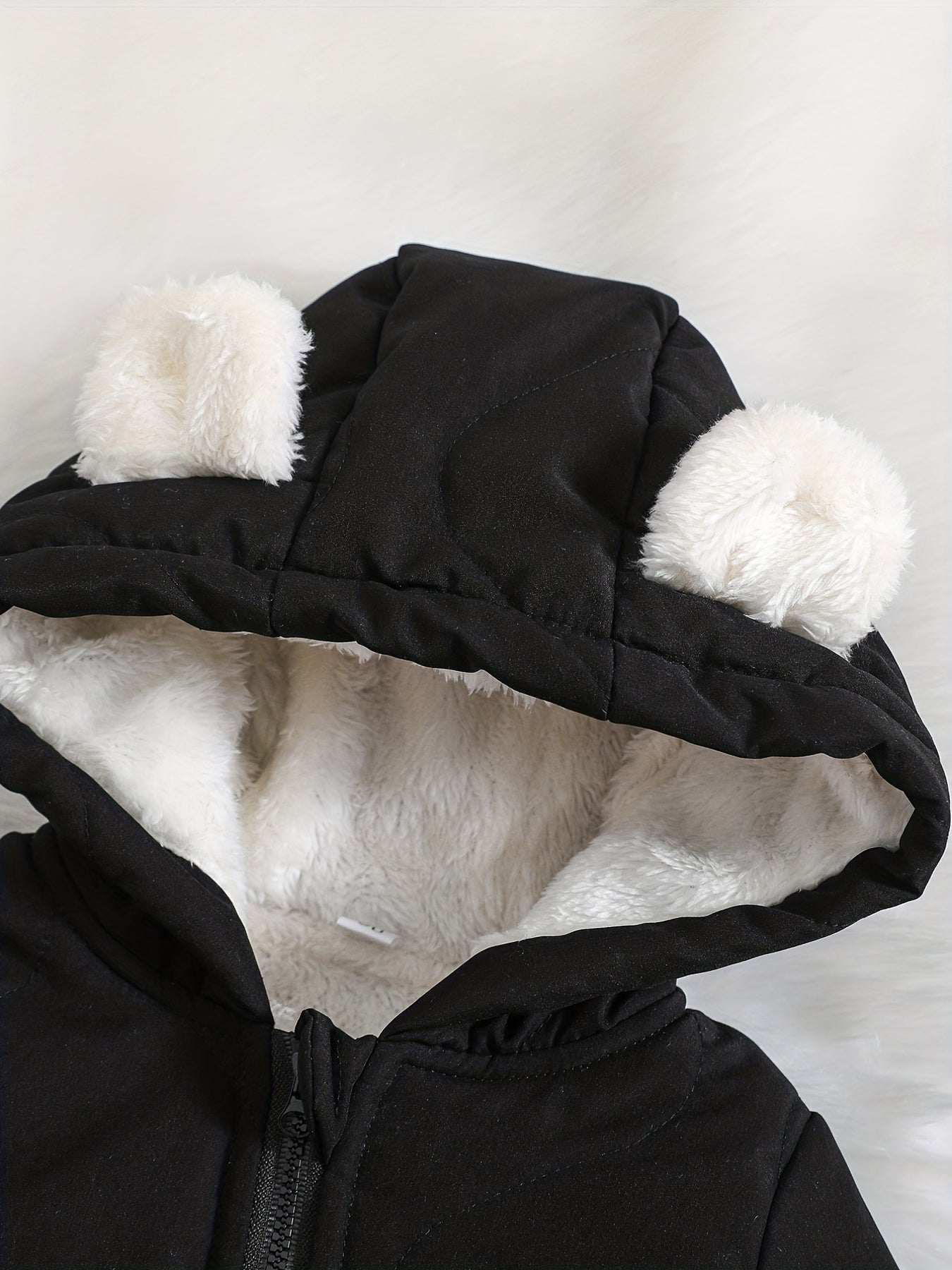 Baby Thickened Romper Autumn and Winter Outdoor Suit Newborn Set with Fleece Lining Zipper for 0-1 Year Old Youngsters' Clothes Christmas/Halloween/Thanksgiving Day, for Outdoor