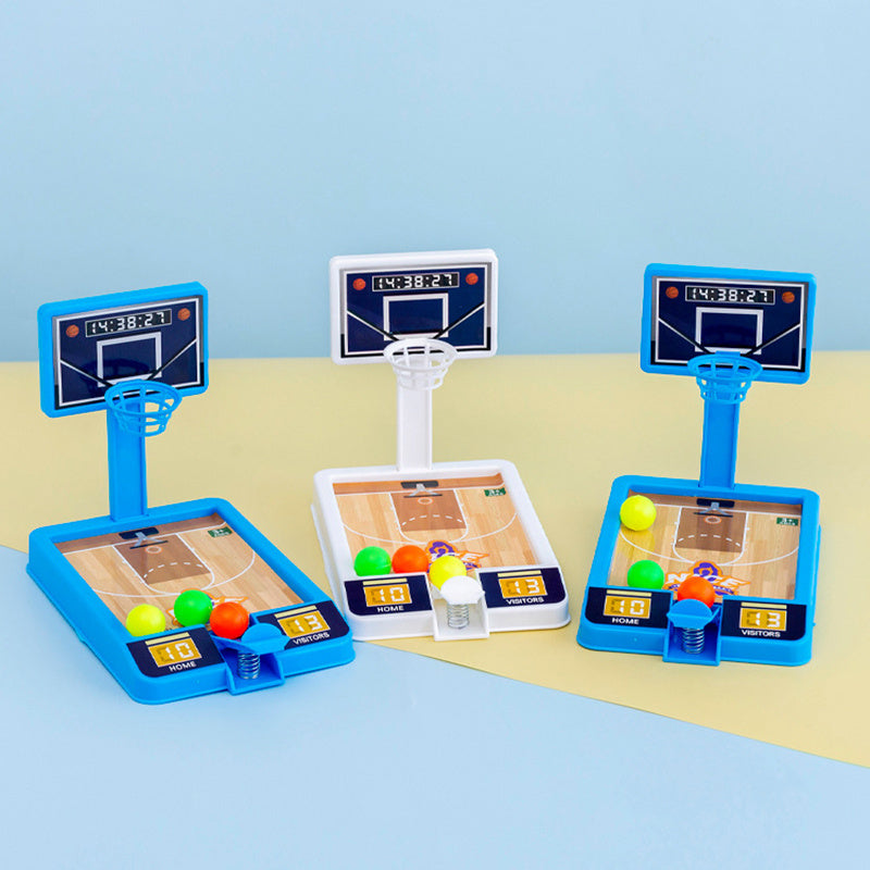 Mini Tabletop Shooting Device, Finger Catapult Basketball Machine, Parent-child Interactive Toy, Children's Birthday Gift, Kids Gift, Train Focus Ability, Simulated Basketball Court Decoration
