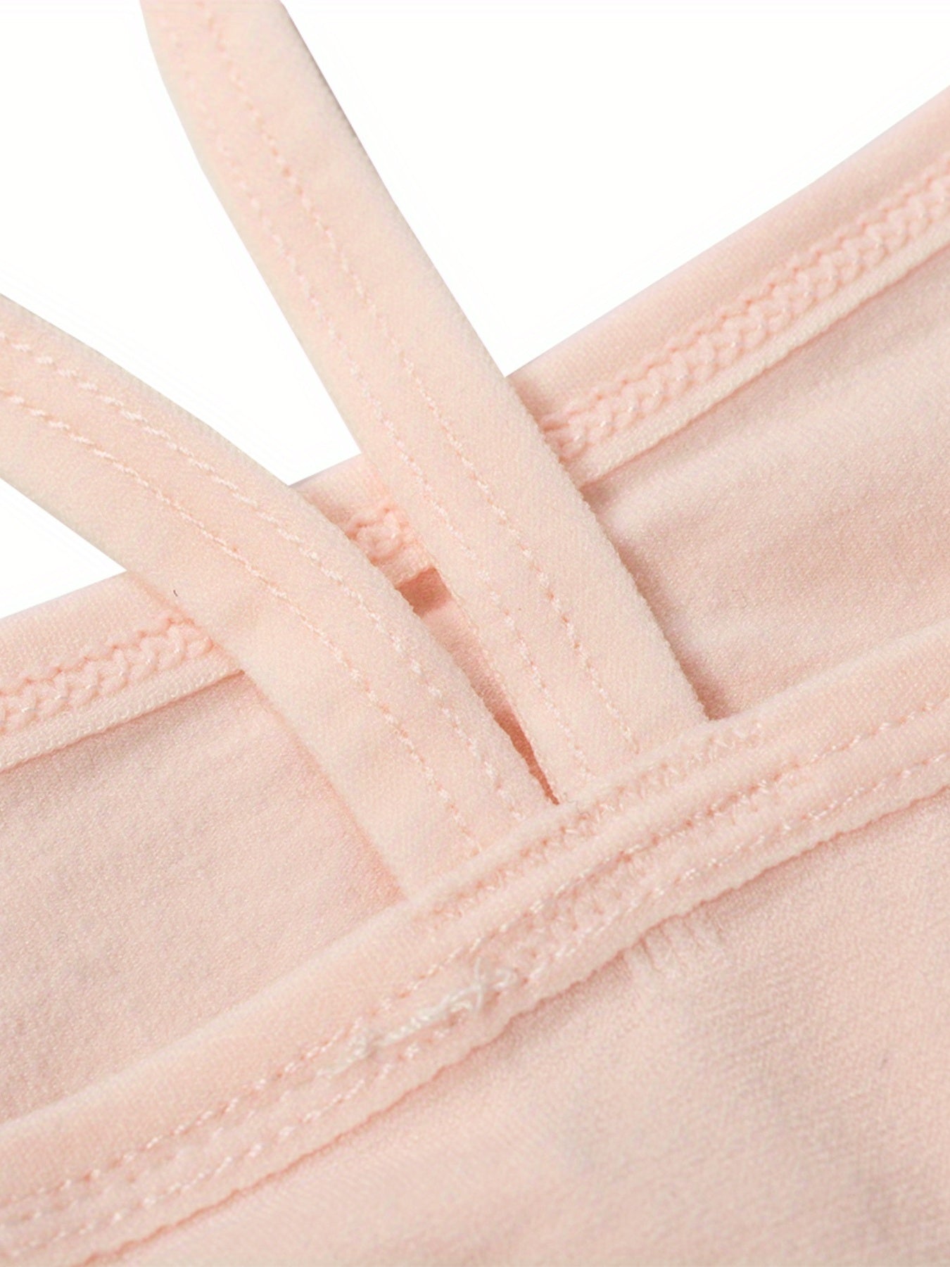 Holiday Style 4pcs Girls Training Bras Stretchy Sports Bralette Sleeveless Crops Tank Tops Underwears For 6-14 Years Old Kids