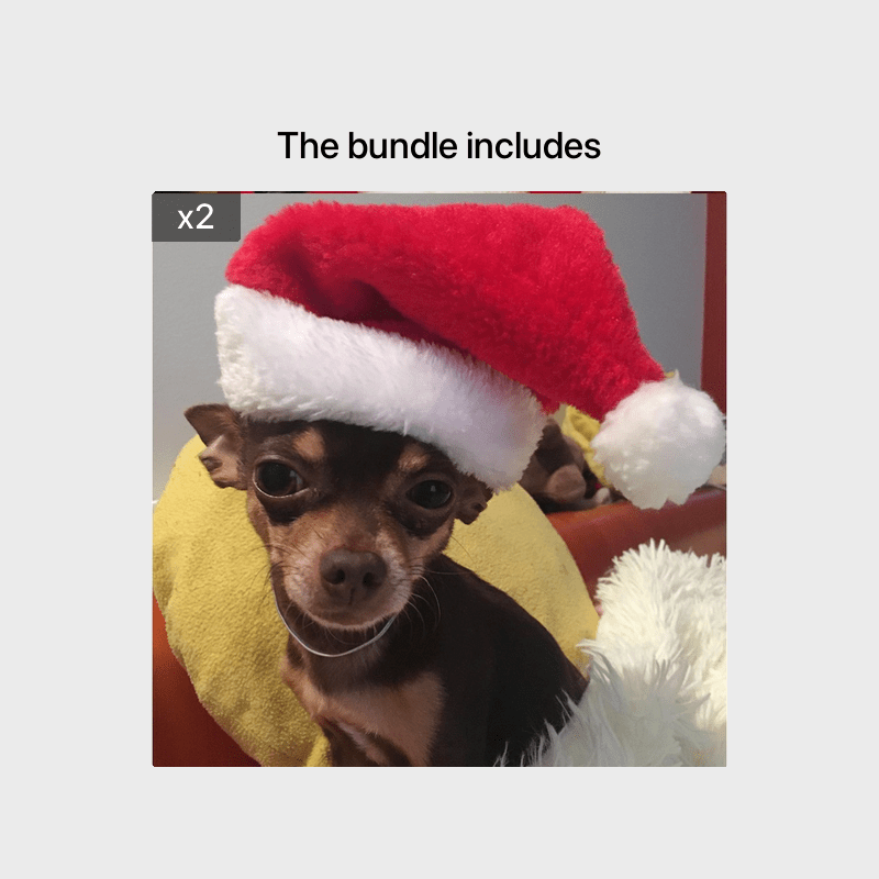 Make Your Pet Look Festive This Christmas with a Soft Santa Hat! for Stocking Stuffers