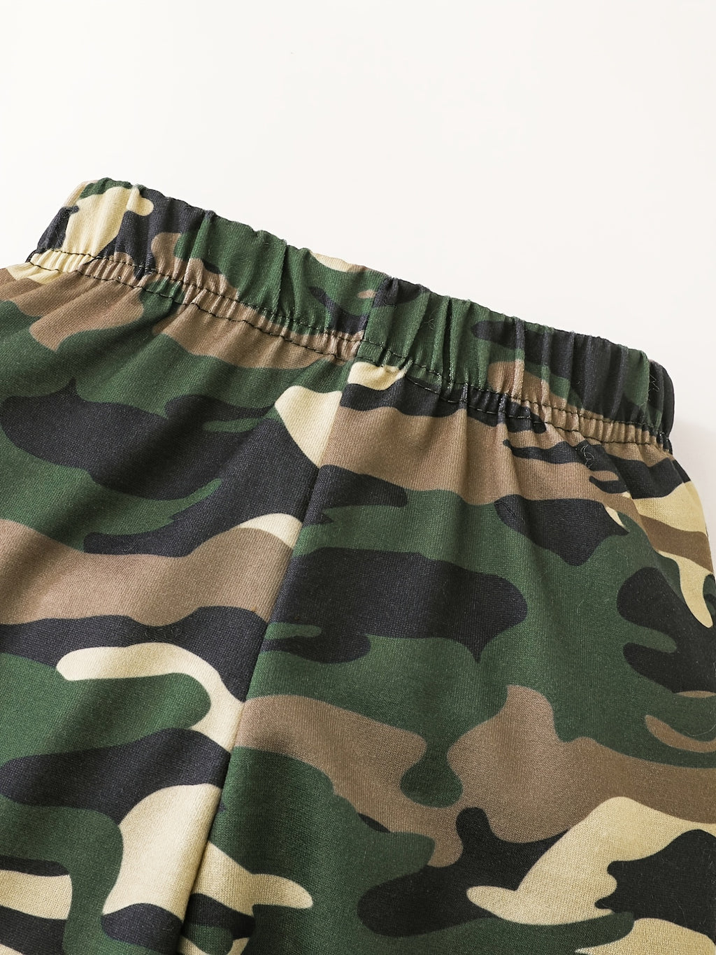 Boy's Casual Hoodie With Slogan + Camo Pants For Autumn & Winter Daily And Outdoor Wear