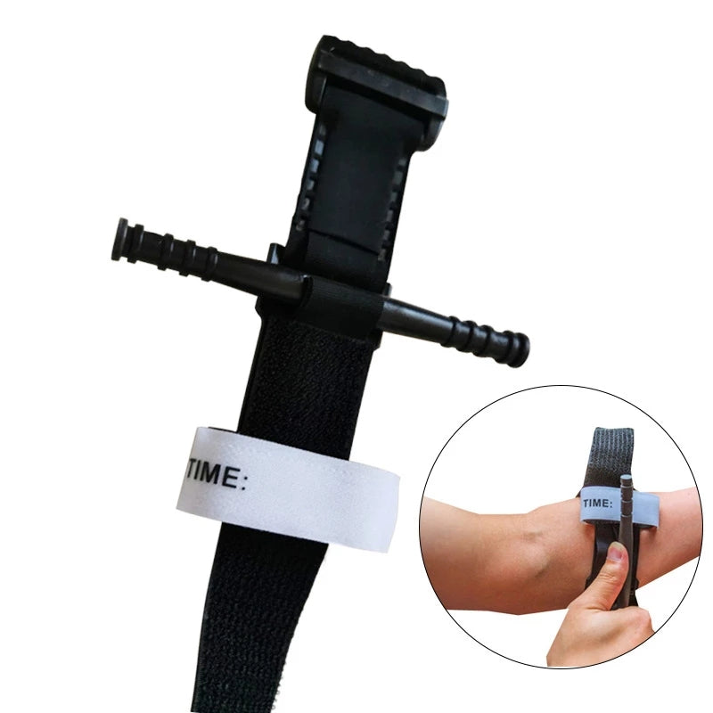Military Tourniquet - Rotating Emergency Belt for Survival and Outdoor Adventures - 95cm/37.4in Length