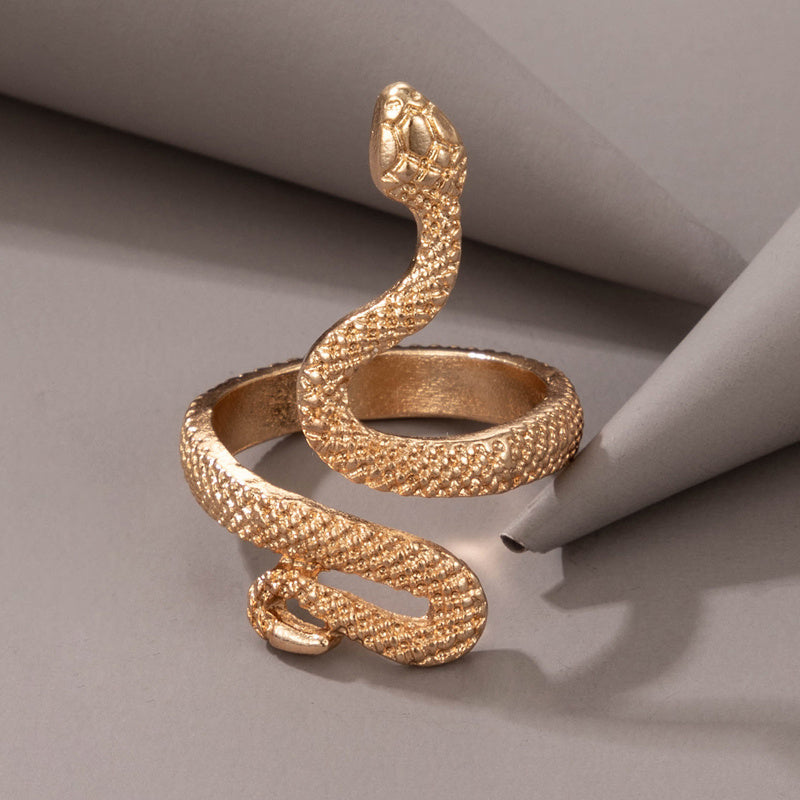 Snake Ring Punk Style Animal Design Hand Jewelry For Men Women Unisex Jewelry
