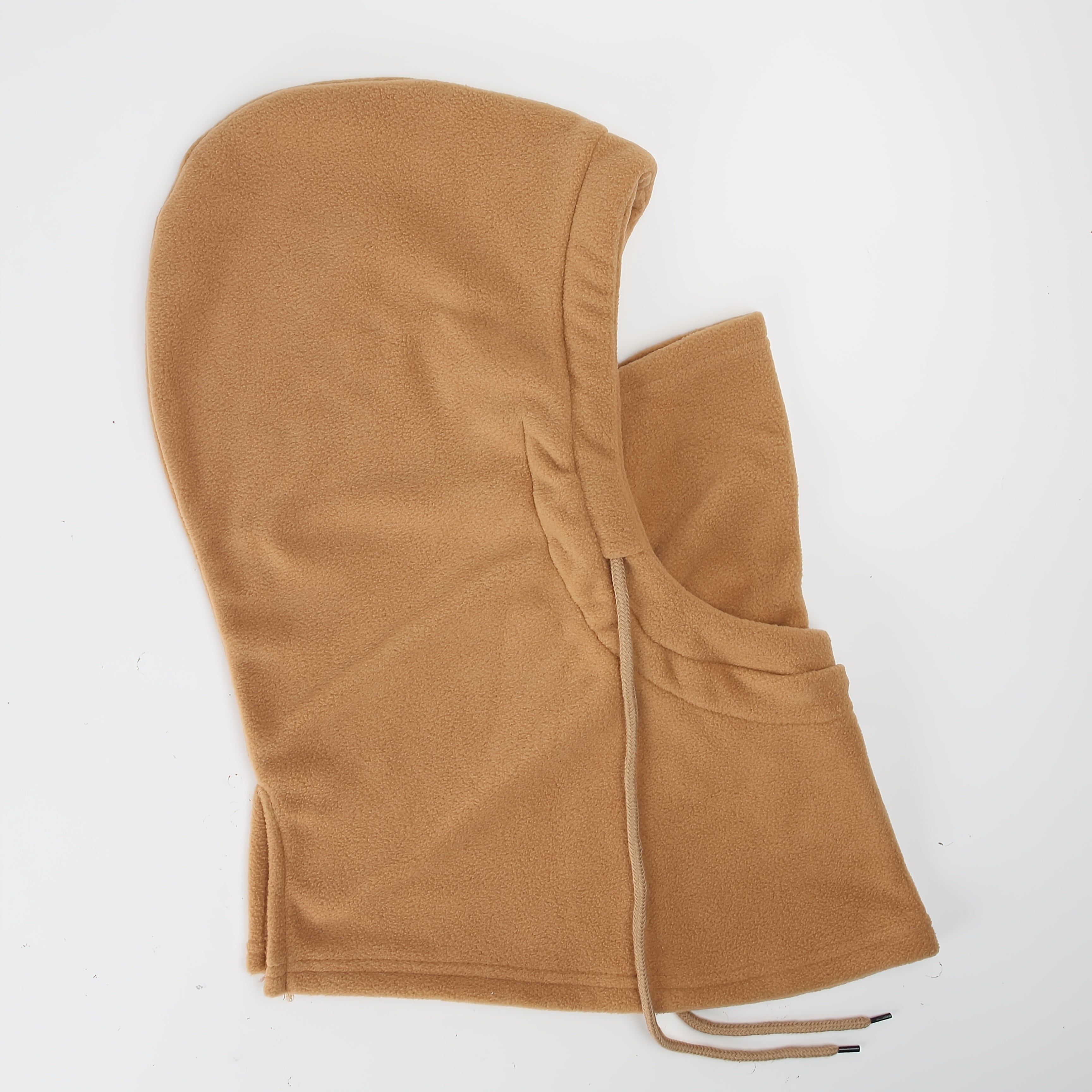 [Warm Balaclava] Warm & Comfortable Balaclava | Soft Solid Color Winter Outdoor Face Mask Neck Cover - Windproof for Motorcycle Cycling, Skiing, Cold-Proof Thick Polyester (Black, Pink, Khaki)