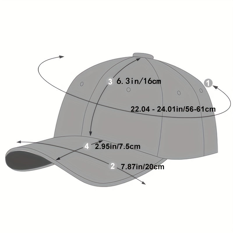 Men's Waterproof Breathable Thin Baseball Cap For Summer, 5 Colors Available, Small Size, Ideal Choice For Gifts
