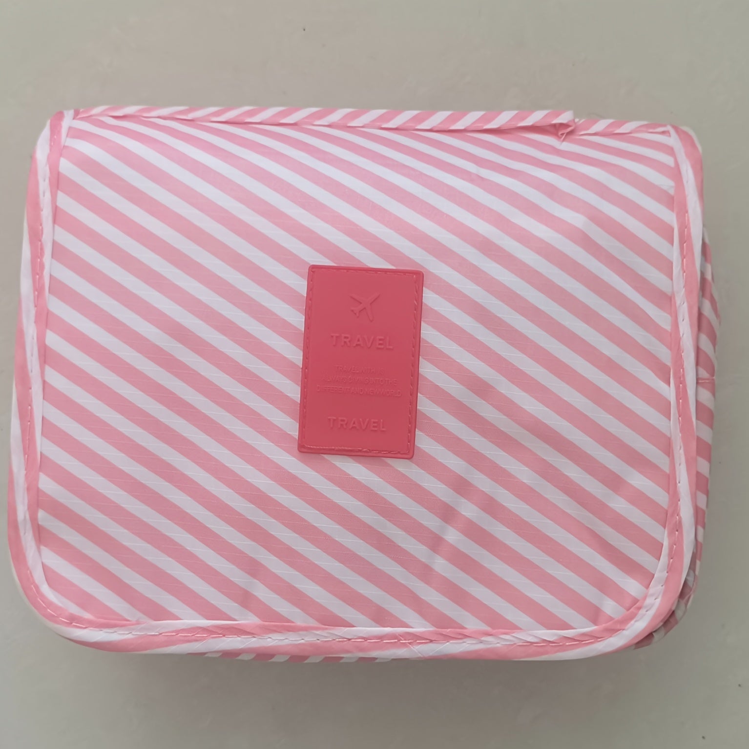 Large Capacity Travel Toiletry Bag with Hanging Hook - Durable Oxford Fabric, Multi-Compartment Organizer for Cosmetics, Makeup, and Toiletries - Ideal for Vacation and Daily Use, Makeup Travel Bag