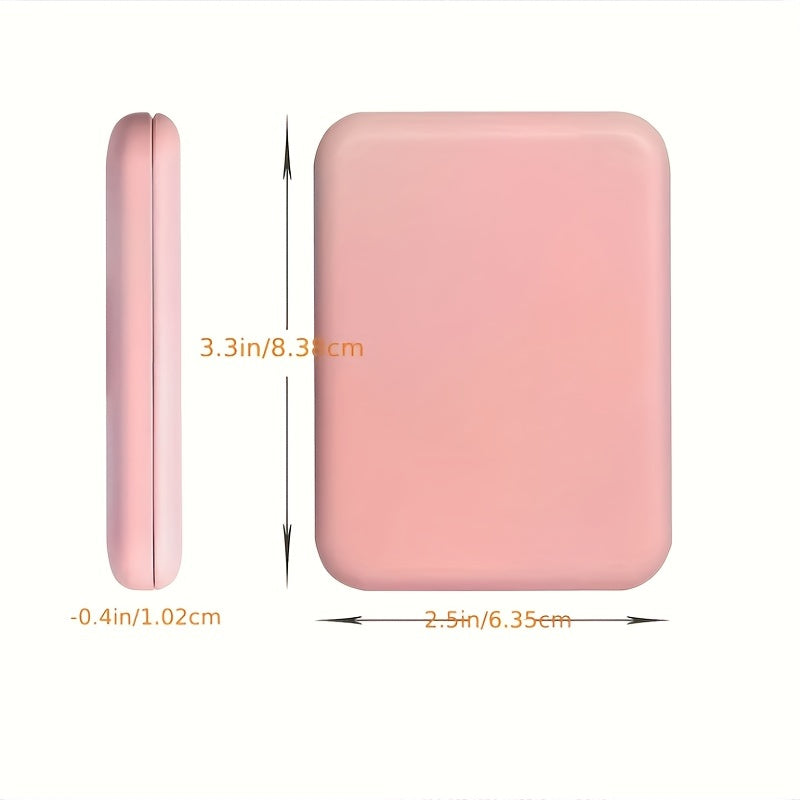 Pocket Mirror, 1X/3X Magnification LED Compact Travel Makeup Mirror, Compact Mirror With Light, Purse Mirror, Portable, Folding, Handheld, Small Lighted Compact Mirror For Gift