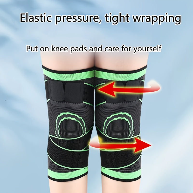 1pc Strap Knee Protector Sports Knee Support Adjustable Compression Breathable Joint Protection Sports Knee Protector Strap Compression Basketball Running, Knee Compression with Gel
