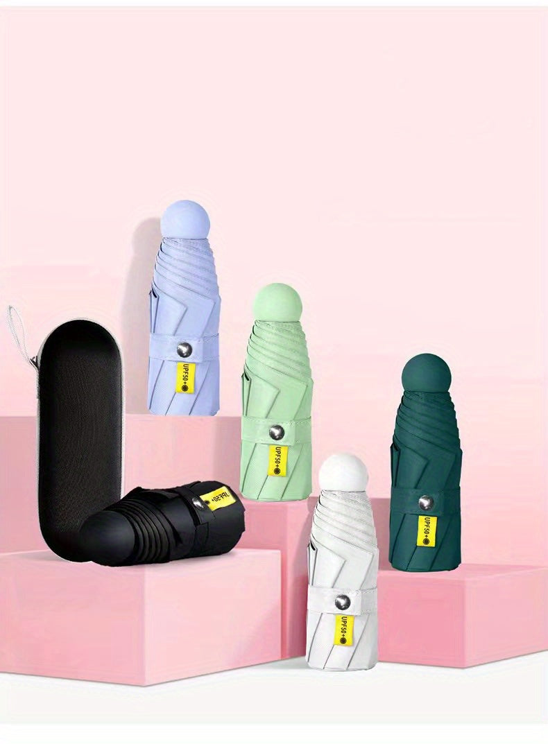six-rib capsule umbrella, pocket umbrella
