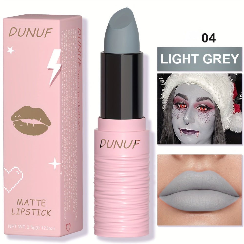 6-Color Matte Face & Body Paint Stick - Vibrant Red, Green, Blue, Black Shades for Creative DIY Makeup, Halloween, Christmas, and Festive Events, Party Face Paint | Vibrant Lip Color | Rich Pigmentation, Makeup Accessories, B