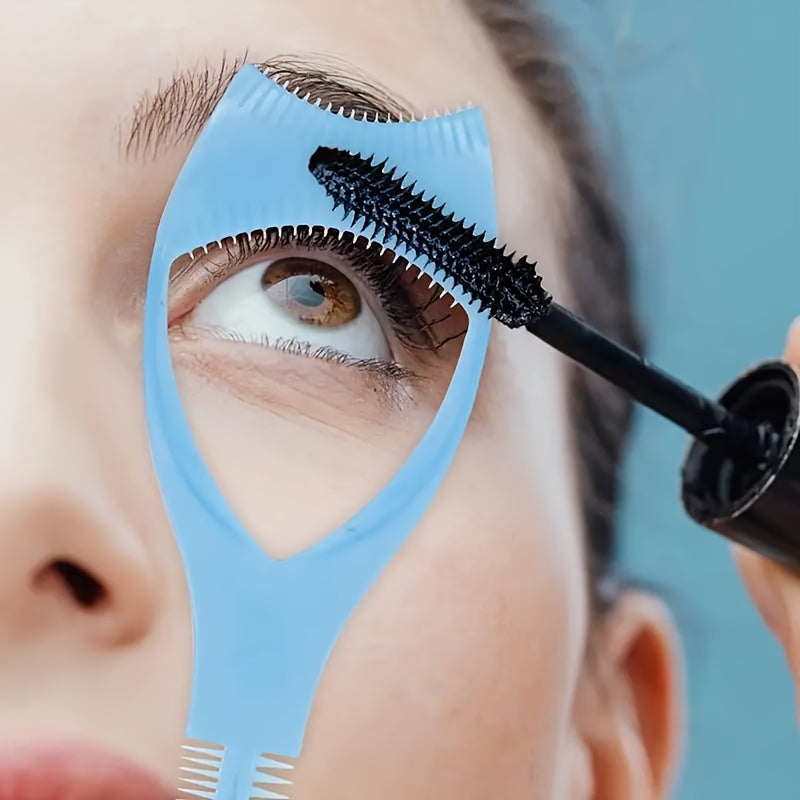 1/3/5 Pcs Eyelash Makeup Auxiliary Tool Upper Lower Eye Lash Mascara Guard Applicator Guide Helper With Eyelash Comb For Makeup