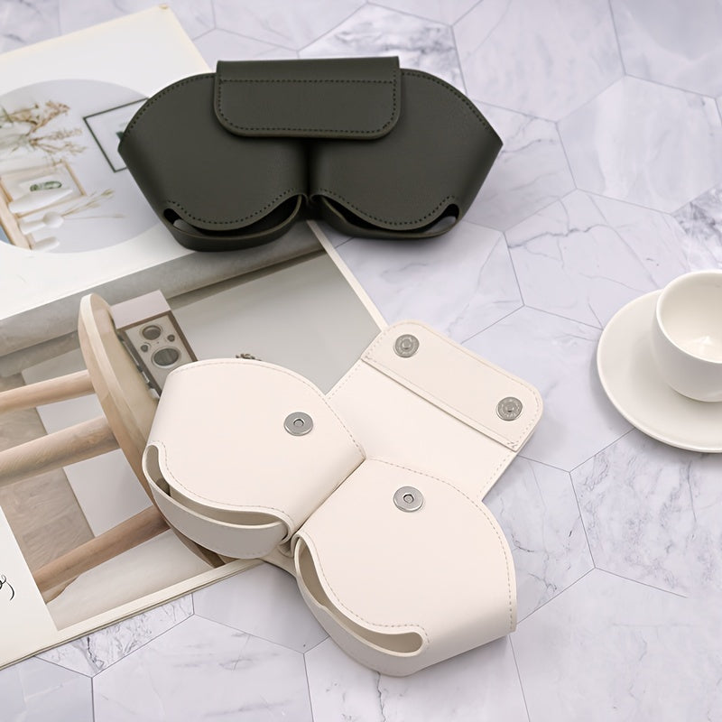 Faux Leather Storage Bag for Headphones, Suitable for Airpods Max Headphones, Faux Leather Headphone Storage Bag, Scratch and Drop Protection Headphone Storage Bag