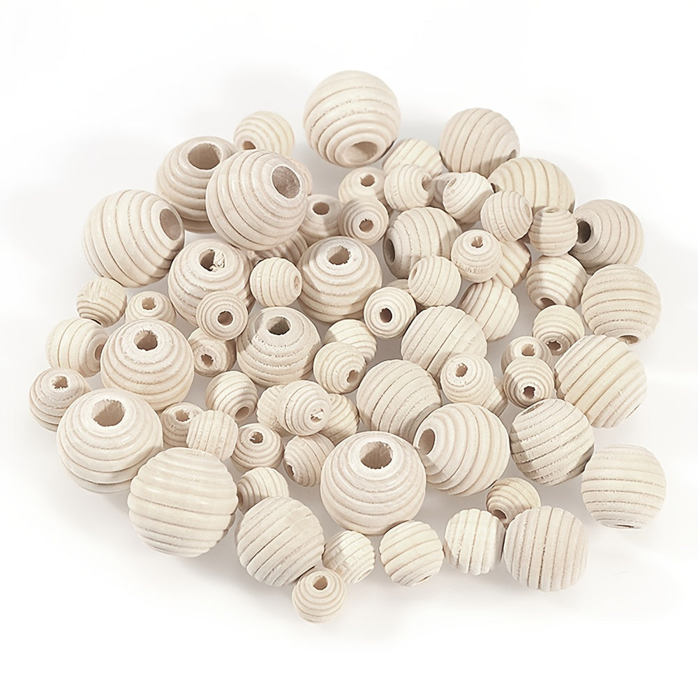 Multi-size Wooden Beads DIY Jewelry Making Hand Craft Fine Jewelry Wooden Jewelry