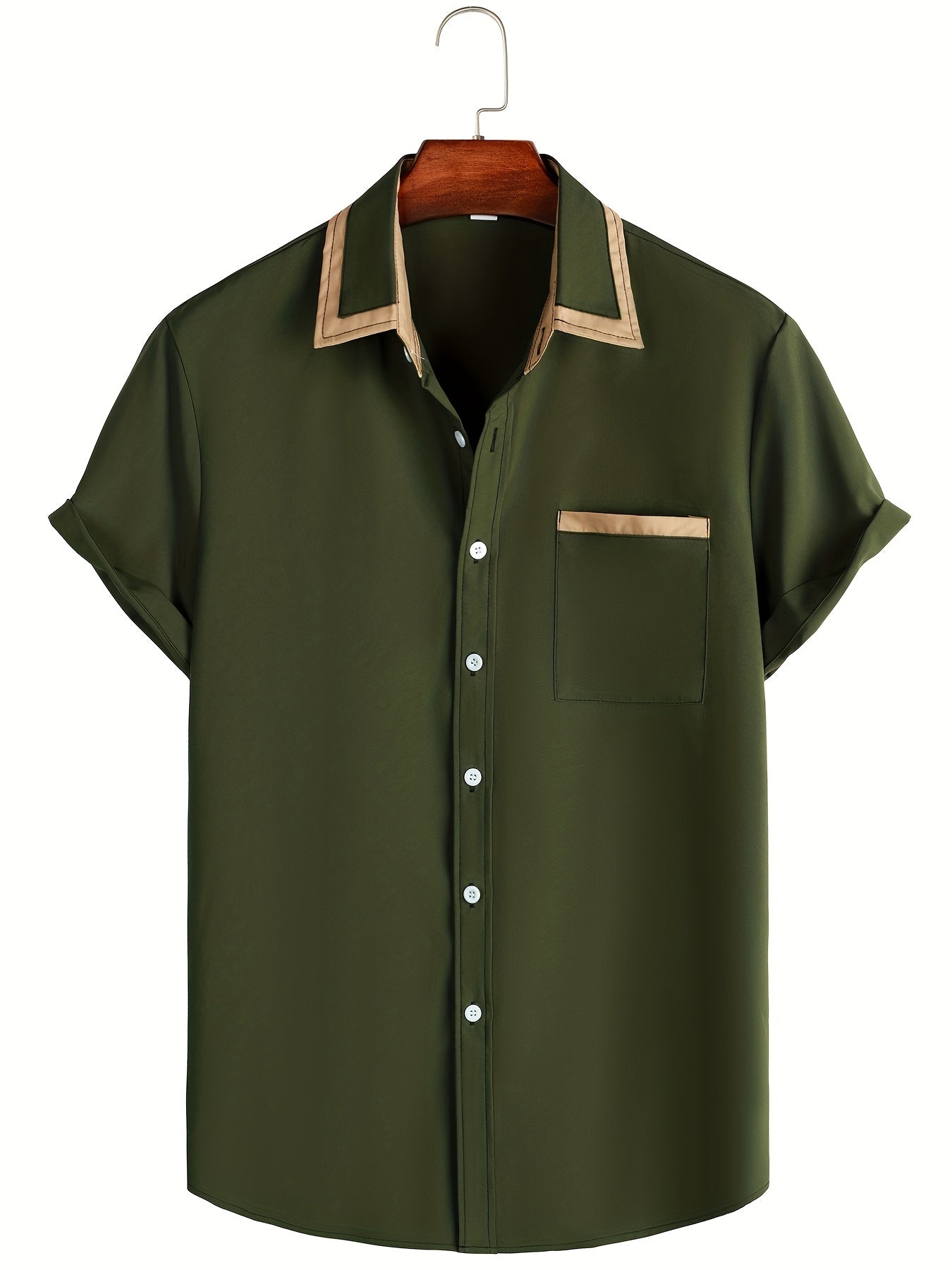 New Lightweight Casual Short-Sleeve Shirt for Men for Spring And Summer.