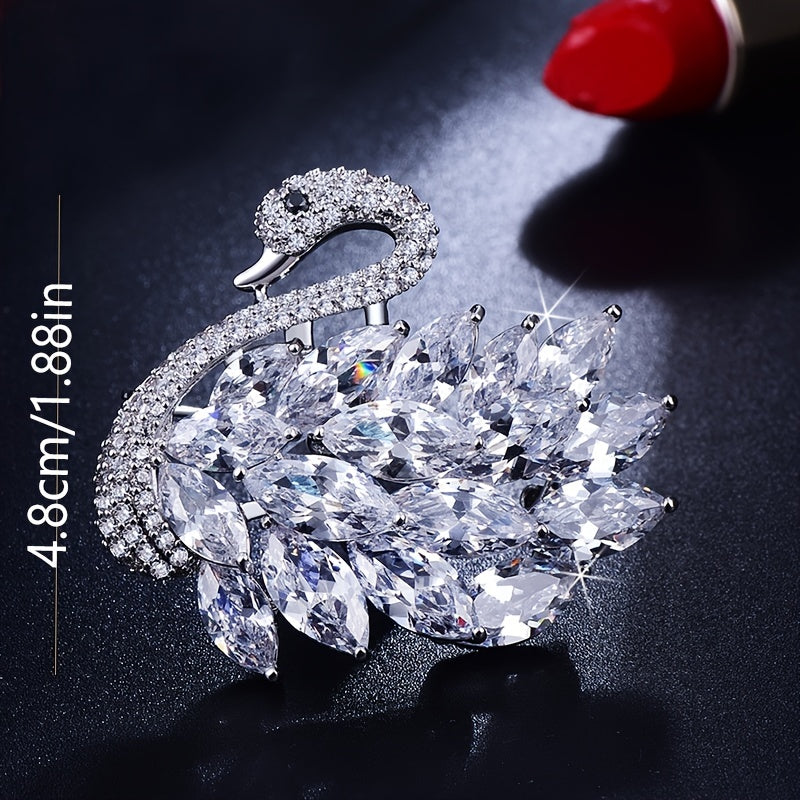 Swan Brooch Pin For Women Animal Brooch Jewelry Clothes Scarf Buckle Garment Accessories Fine Jewelry Gifts