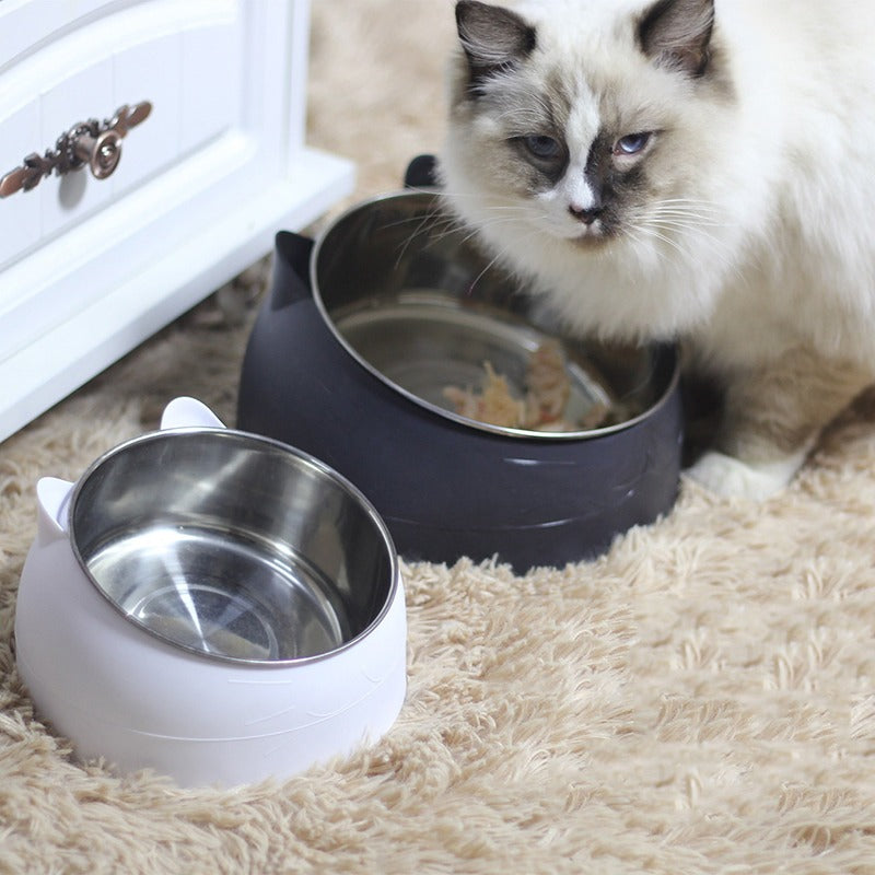 Premium Stainless Steel Cat & Dog Bowls - Non Slip Base for Food & Water - Perfect for Puppy & Cat Feeding!