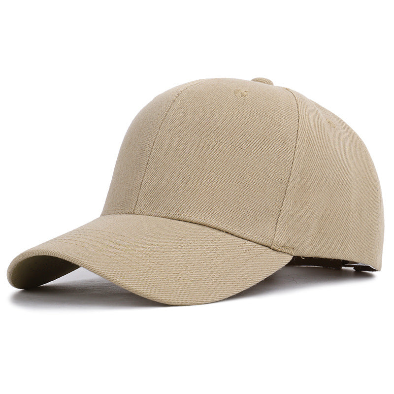 Solid Color Baseball Cap For Running Workouts And Outdoor Activities, Ideal choice for Gifts