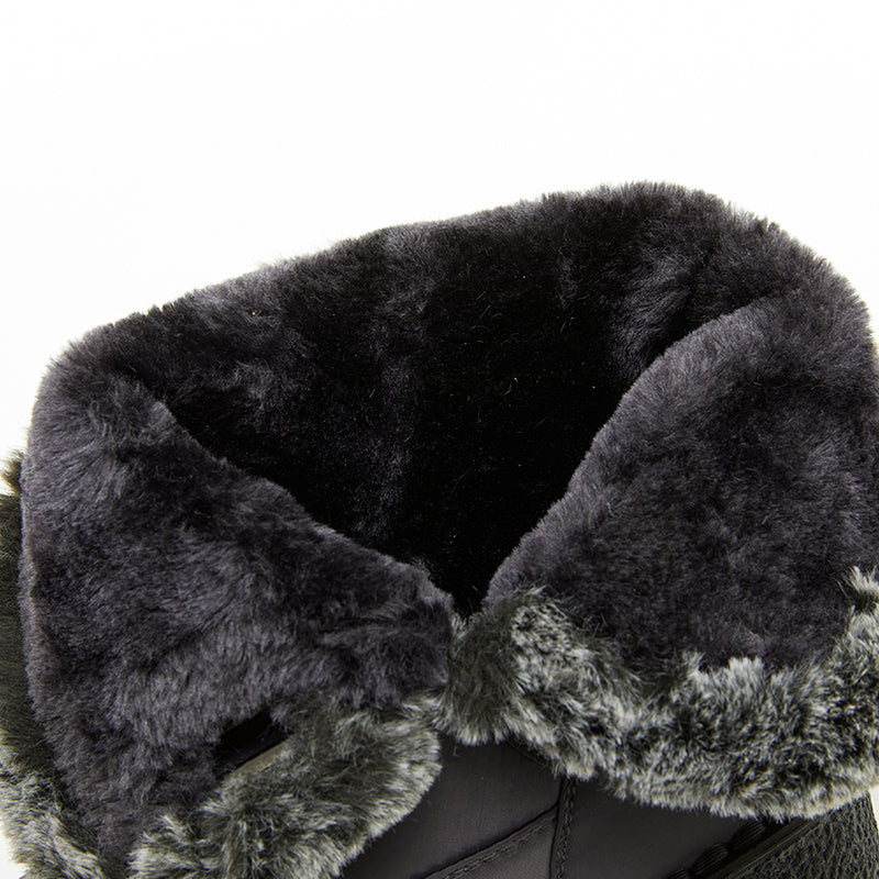 Faux Fur Waterproof Anti-slip Winter Boots, Warm Plush Inner Thick Sole Ankle Boots, Women's Snow Boots