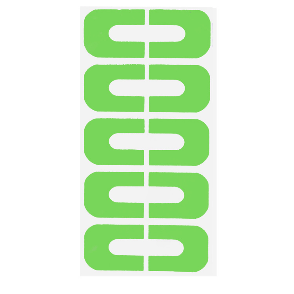 U-shape Nail Polish Protector, Plastic Latex Nail Polish Barrier, Hot Stamping For Anti-overflow Nail Polish