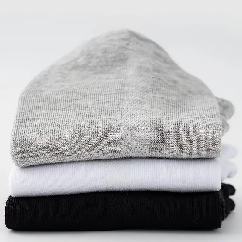 1/5/10/30 Pairs Men'S & Women'S Breathable Anti-Odor Socks - Moisture-Wicking Quick-Dry Summer Shorts, Black/White/Gray/Beige/Gray/White/Black/Gray/White/Gray/White/Gray/White/Gray/White/, Sweat-Resistant