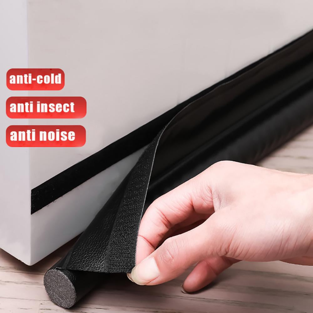 [Adjustable Door Seal] Polyurethane Adjustable Door Bottom Seal Strip | Weatherstrip Under Door Draft Stopper, Anti-Cold One Side Gap Blocker, Foam Weather Strip for Home Insulation and Energy Saving