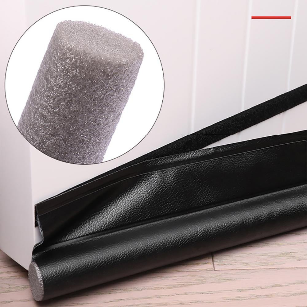 [Adjustable Door Seal] Polyurethane Adjustable Door Bottom Seal Strip | Weatherstrip Under Door Draft Stopper, Anti-Cold One Side Gap Blocker, Foam Weather Strip for Home Insulation and Energy Saving
