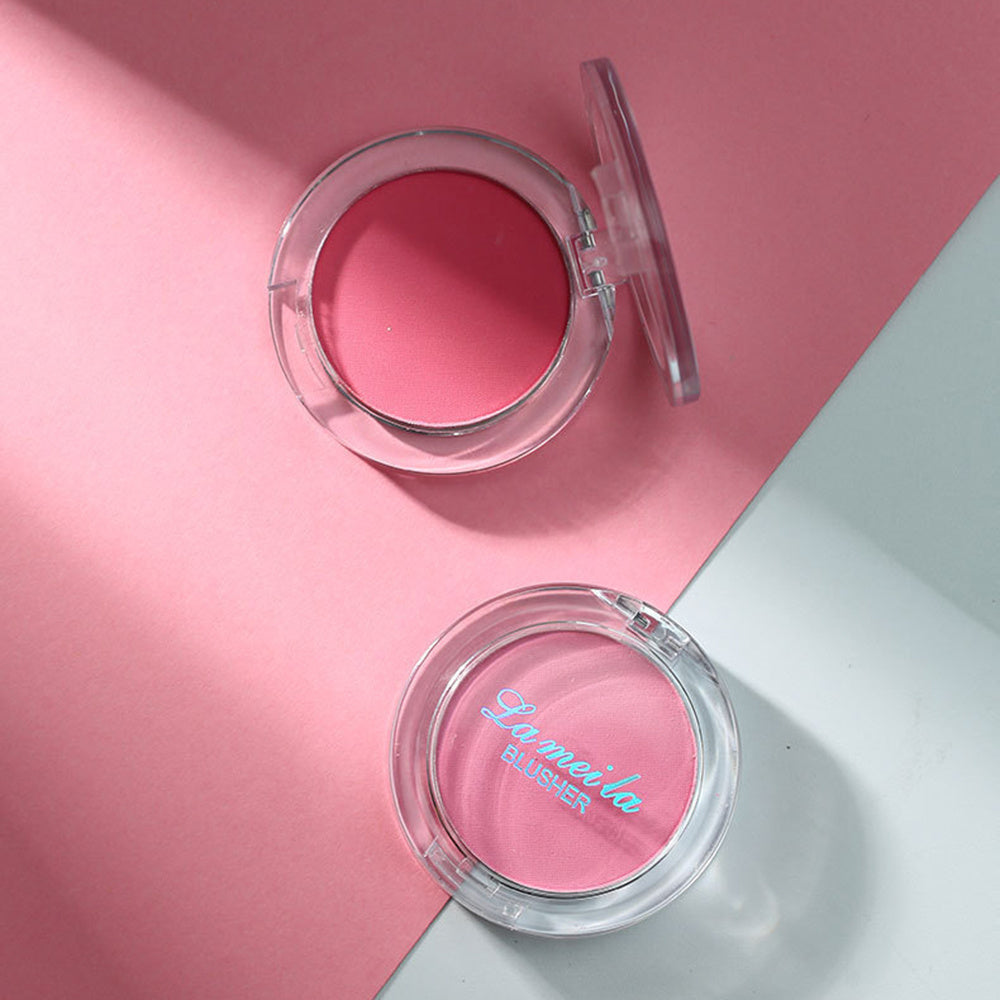 6 Colors Lightweight Matte Finish Milk Tea Blush Powder - Long-Lasting Blush for Contouring and Natural Cheek Enhancement with Buildable Coverage - Perfect for Everyday Makeup Looks