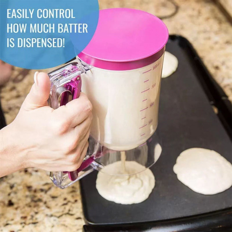 Cupcake Batter Separator And Dispenser - Handheld Funnel Measuring Cup Tool For Mess-Free Baking
