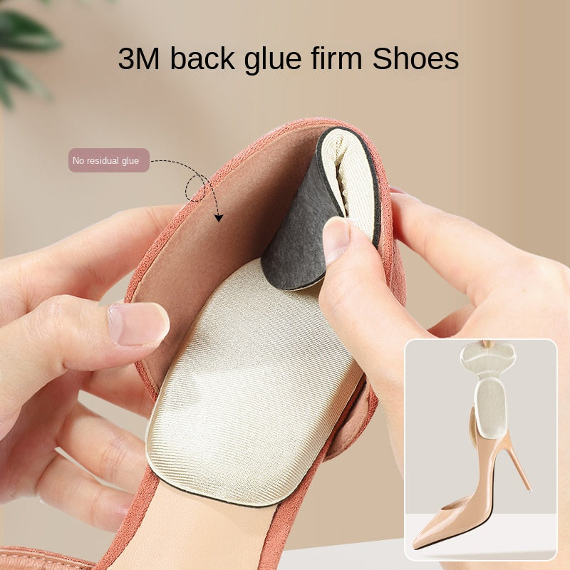 Heel Inserts For Women And Men Reusable Soft Sponge Heel Pads For Shoes That Are Loose Boots High Heel Grips Blister Protectors Heel Pedicure Stools For Nail Tech