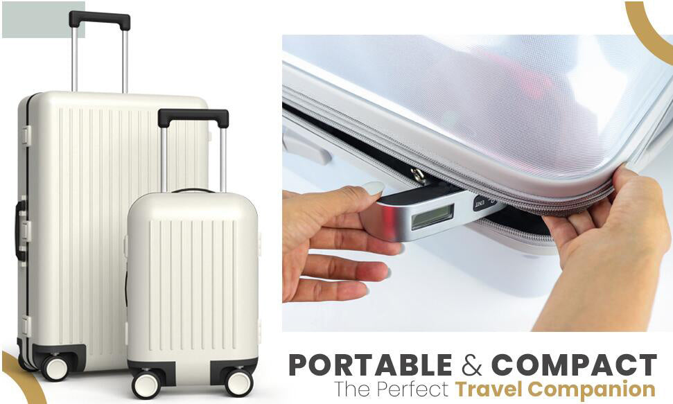 1pc 110lb/50kg Digital Handheld Luggage Hanging Baggage Scale, hand Scale, Mini Portable Electronic Scale, Express Scale With Backlight LCD Display, Travel Must Haves