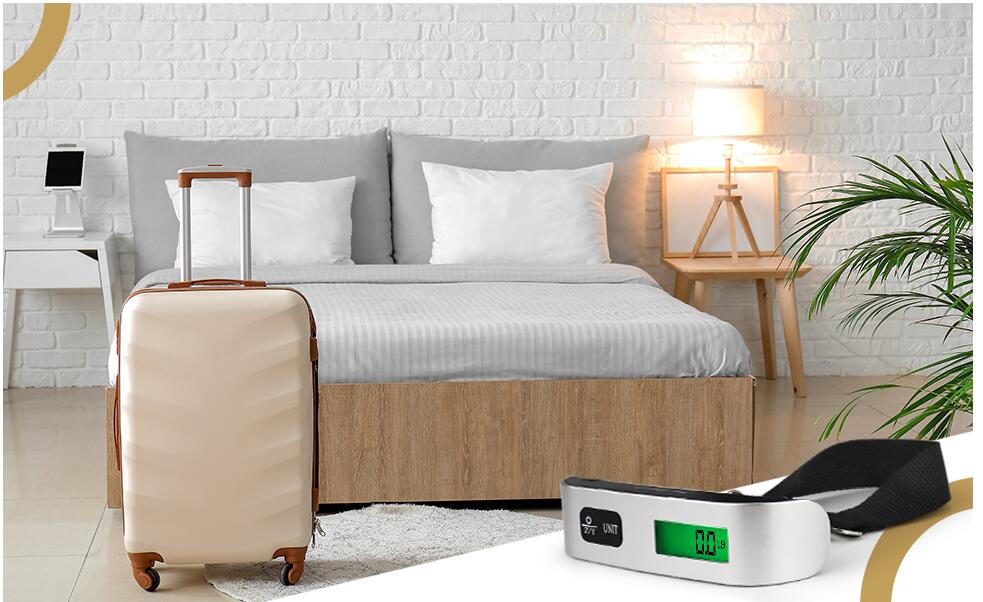 1pc 110lb/50kg Digital Handheld Luggage Hanging Baggage Scale, hand Scale, Mini Portable Electronic Scale, Express Scale With Backlight LCD Display, Travel Must Haves