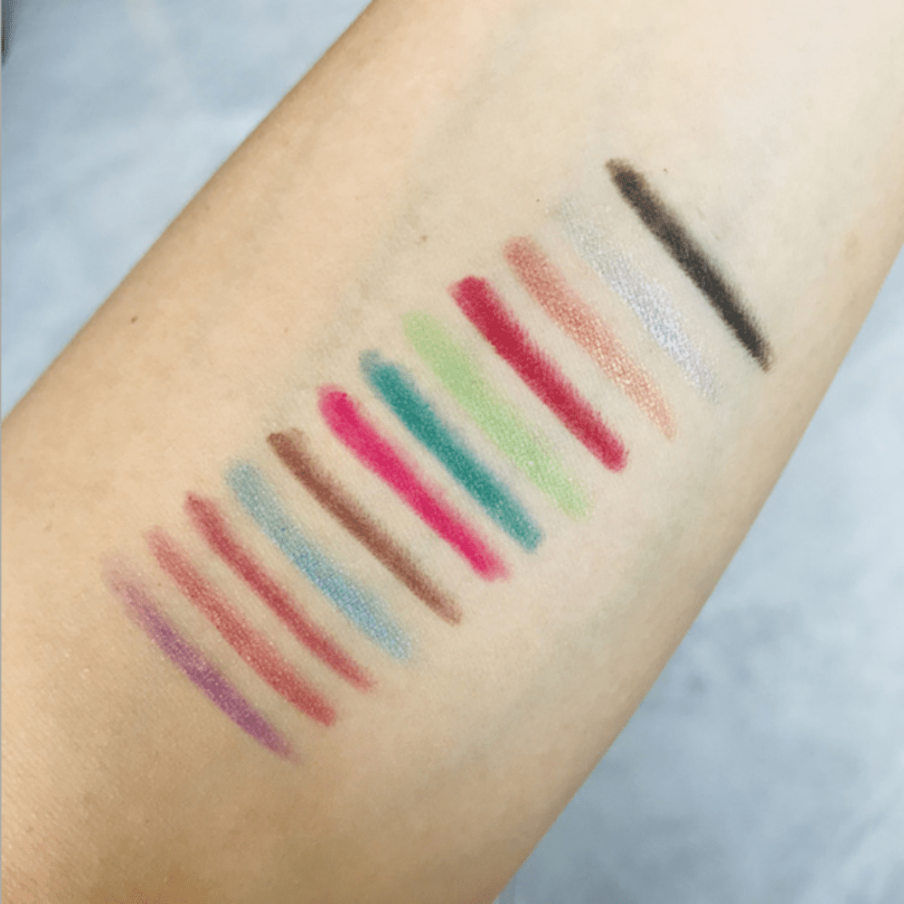 12pcs/set Vibrant Color Eyeliner Stick Set - Waterproof, Luminous, Multi-Color, Easy-to-Use Makeup Essential for Music Festival, Party, and Everyday Looks - Long-Lasting, Smudge-Proof, and Cruelty-Free