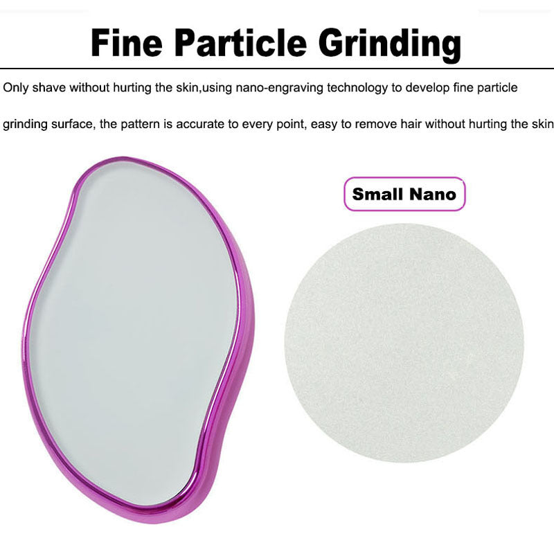 Painless Hair Removal Eraser, Crystal Physical, Reusable Depilator - Easy Cleaning, No Battery, Uncharged, for Body Care, Epilators, Groomers & Trimmers